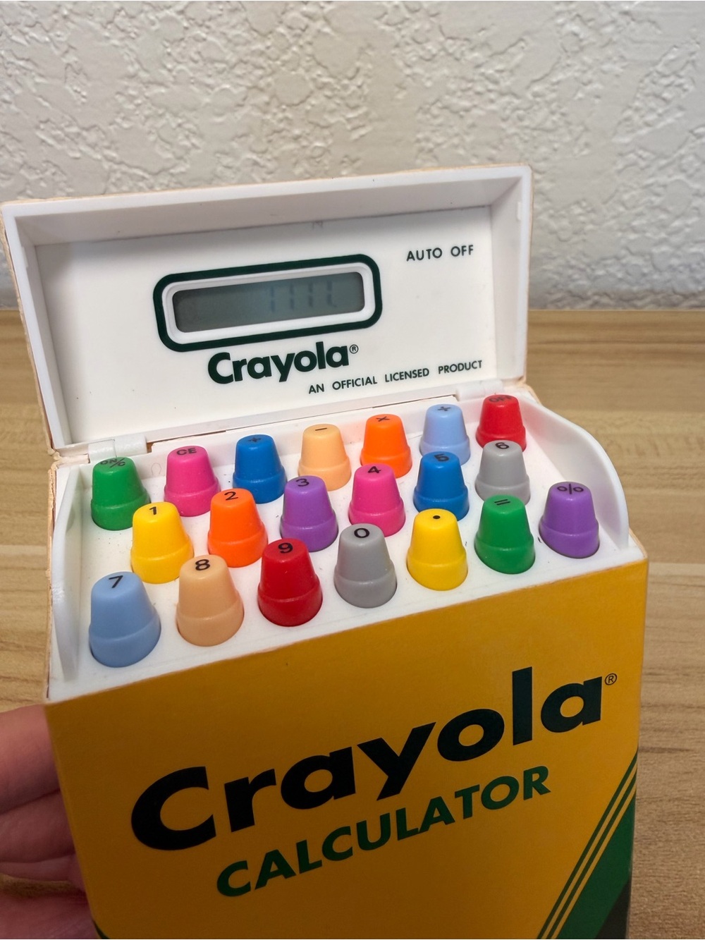 Crayola Multicolor Crayon-Top Calculator Vintage 90’s Tested Working New